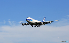 着陸NCA 747-400F JA06KZ/ジャンボ保存委員会 