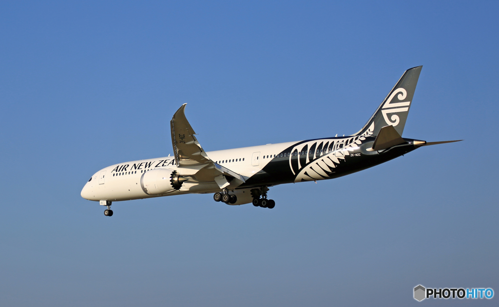 ✈Air New Zealand B787-9 ZK-NZC着陸 　