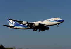 NCA 747-400F 着陸　
