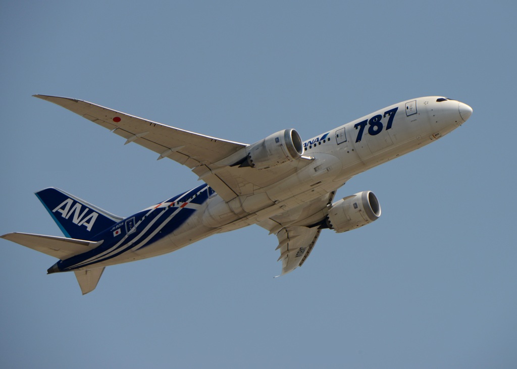 ANA 787-8 離陸