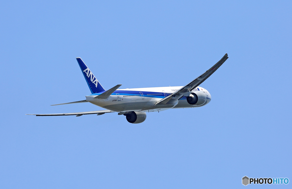 ANA 777-381 JA782A 出発　