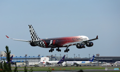 ✈着陸 ETIHAD A340-642 A6-EHJ✈