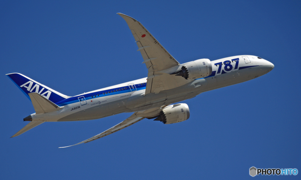 離陸 ANA 787-8 JA823A