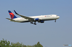 「はれー」 Delta 767-332 N195DN 到着