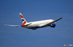 「青い空」British 777-236 G-YMMC
