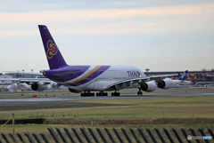 「SKY」 Thai A380-841 HS-TUF 離陸 「SKY」 Thai A380-841 HS-TUF 離陸