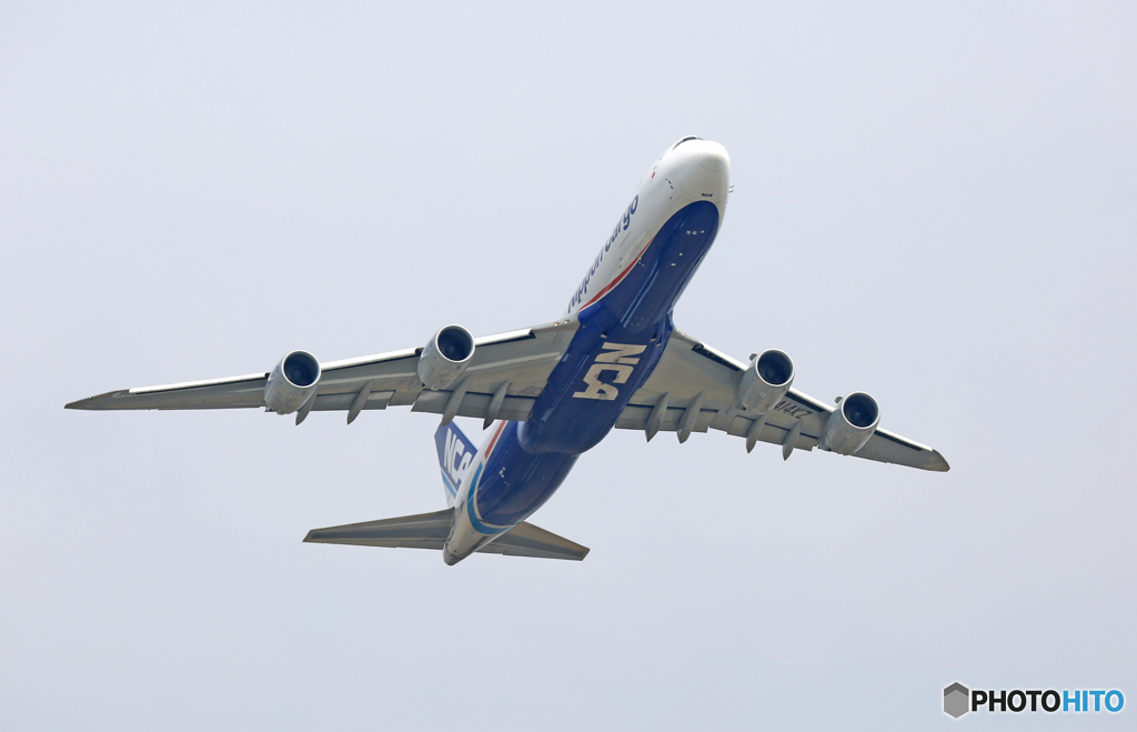出発 NCA 747-8KZF JA14KZ 