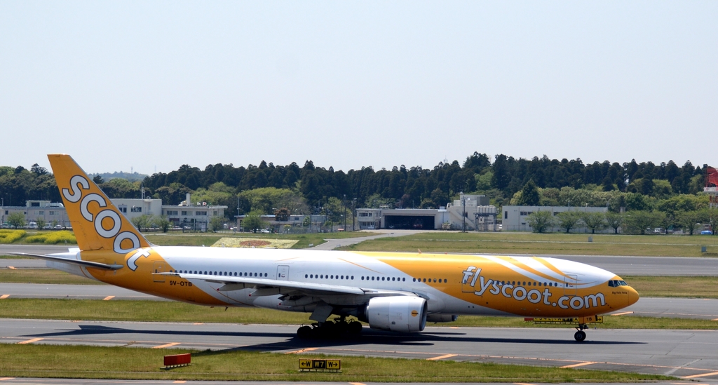 出発（47）Scoot 777-200ER　　