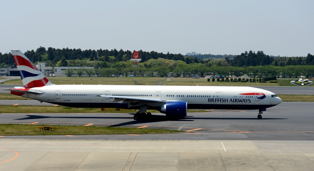出発（7） BRITISH Air 777　　