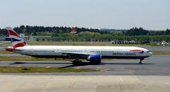 出発（7） BRITISH Air 777　　