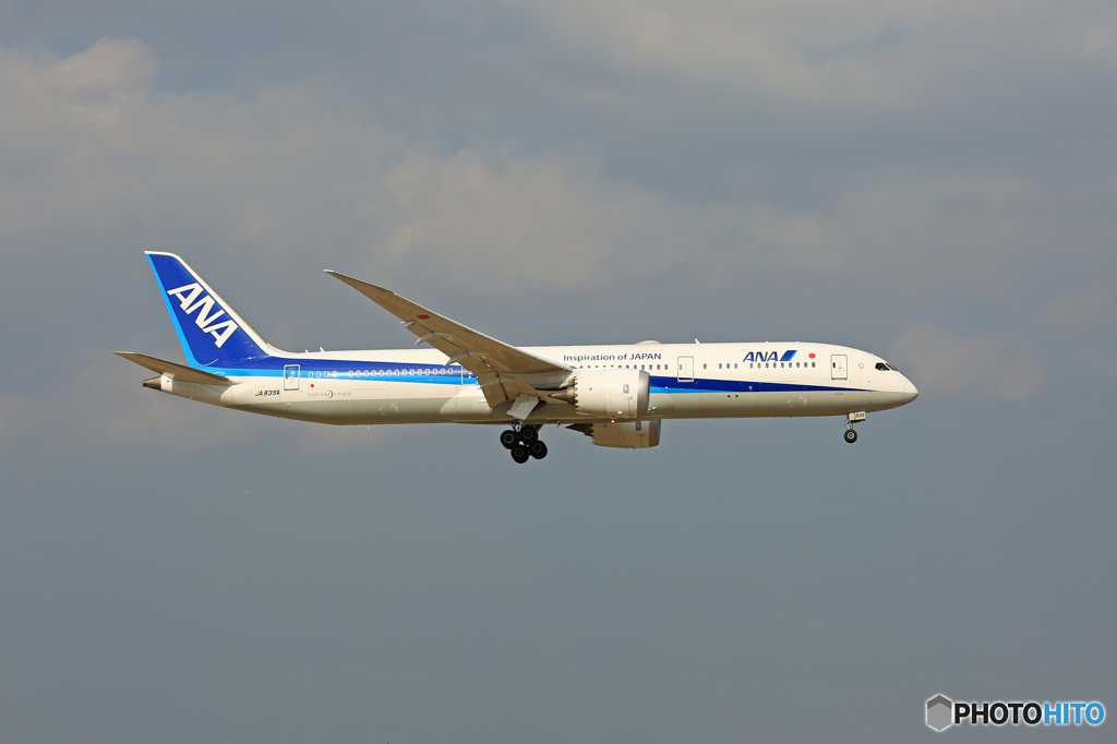 着地前 ANA 787-8 JA839A