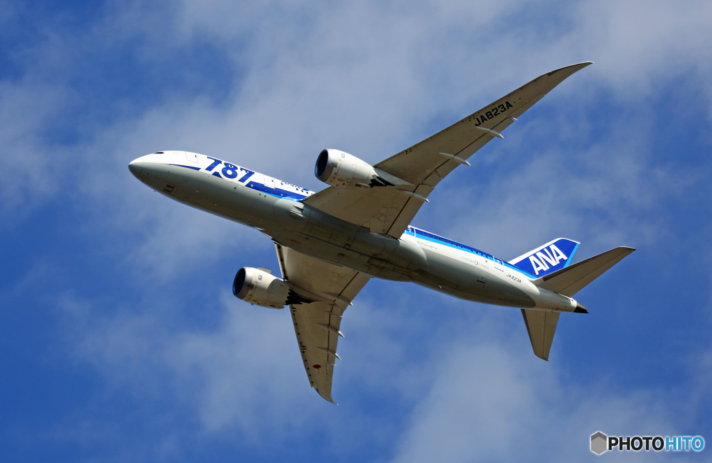 ANA 787-8 JA823A 離陸 