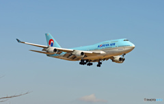 Korean 747-400 HL7492 到着 