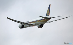 離陸 Singapore 777-312 9V-SWW