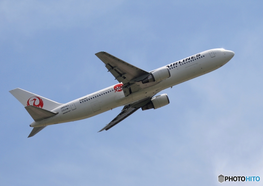 JAL 767-346 飛行　