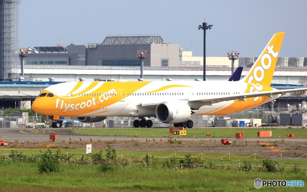 出発　scoot 787-9