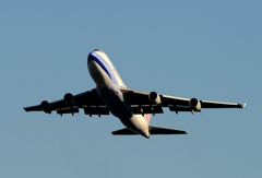 離陸（394）China Air 747-400 