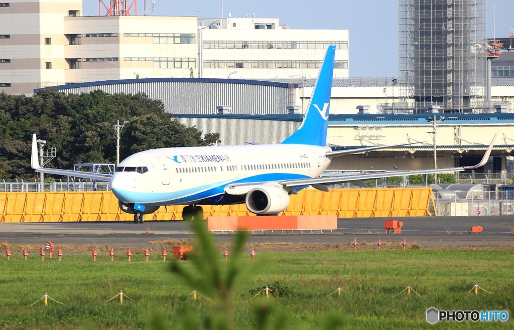 厦門航空（アモイ） Xiamen Airlines 737-800出発