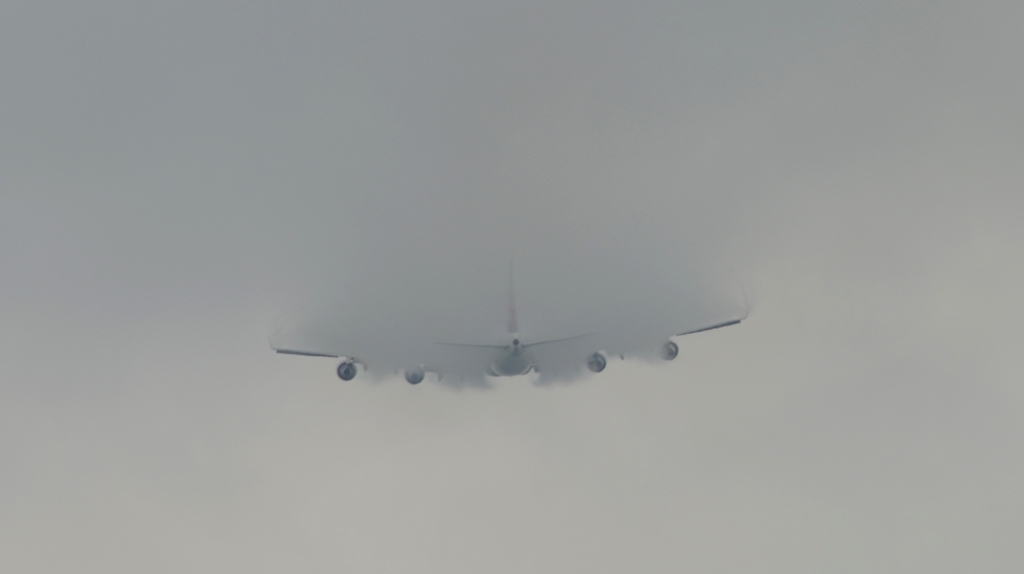 離陸（4-4）CHINA AIRLINE 747-400 [ベイパー]　　
