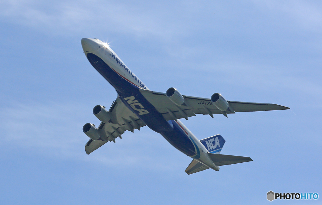 NCA 747-8KZF JA17KZ 出発 
