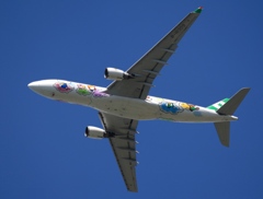 出発　EVA A330-223