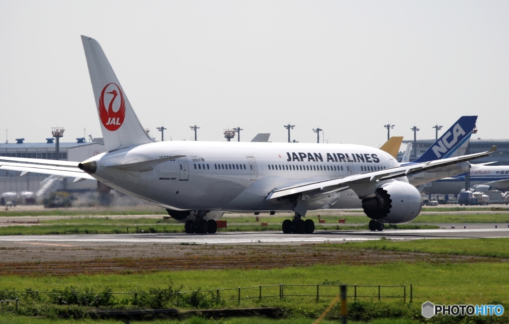 JAl 787-8 出発　