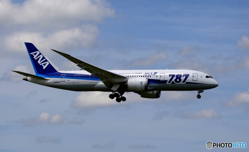 到着　ANA 787-8 