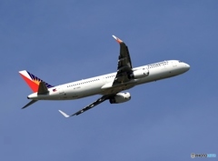 飛行　Philippines A321-231