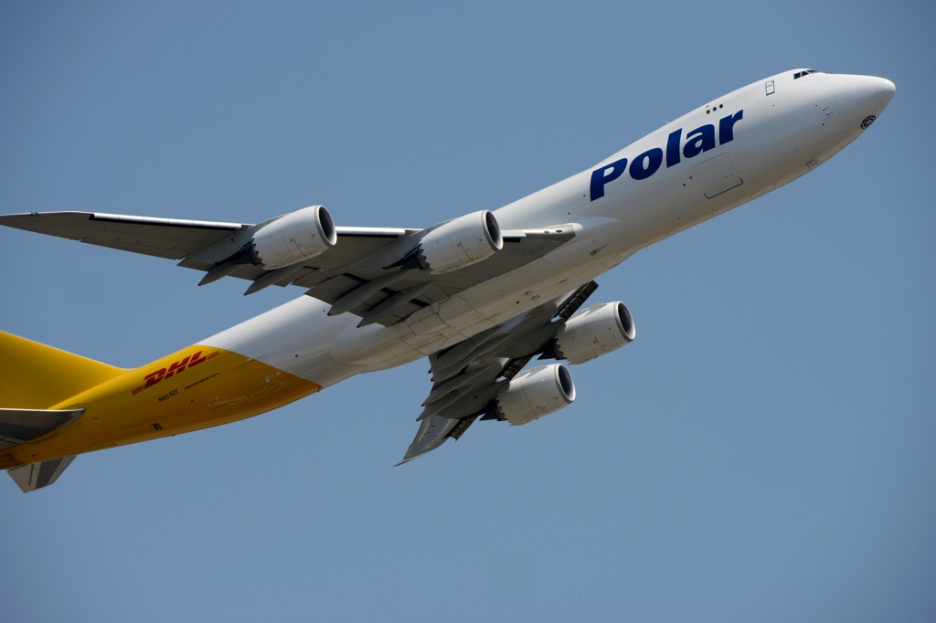 Polar 747-8F 飛び立ち
