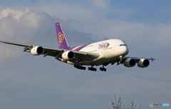 ✈THAI A380-841  HS-TUE 着陸  ✈THAI A380-841  HS-TUE 着陸