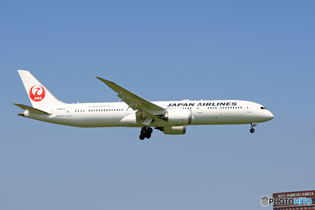 着陸 JAL 787-9 JA861J