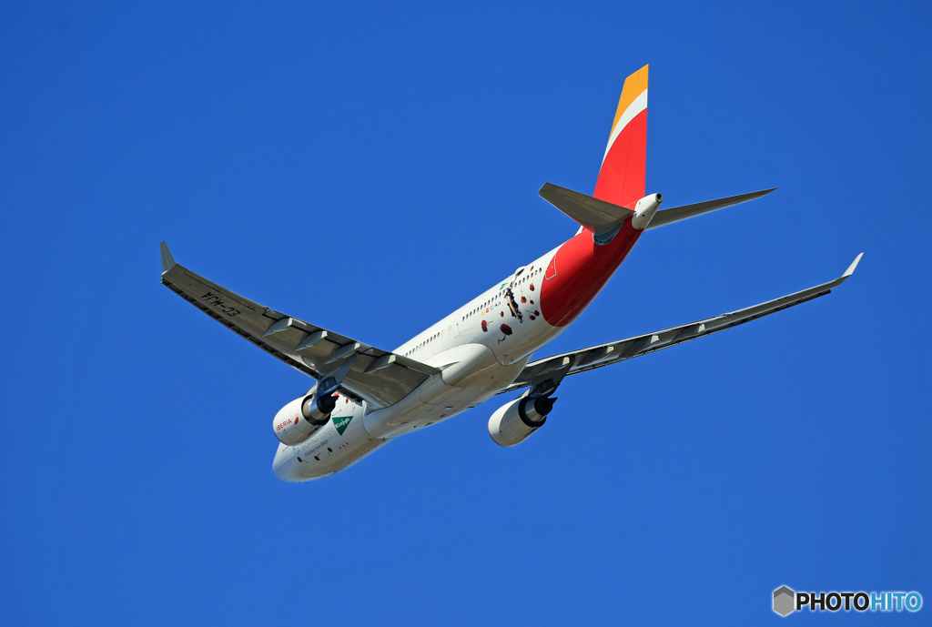 「☁なし」スペイン/イベリア航空 A330-202 EC-MJA