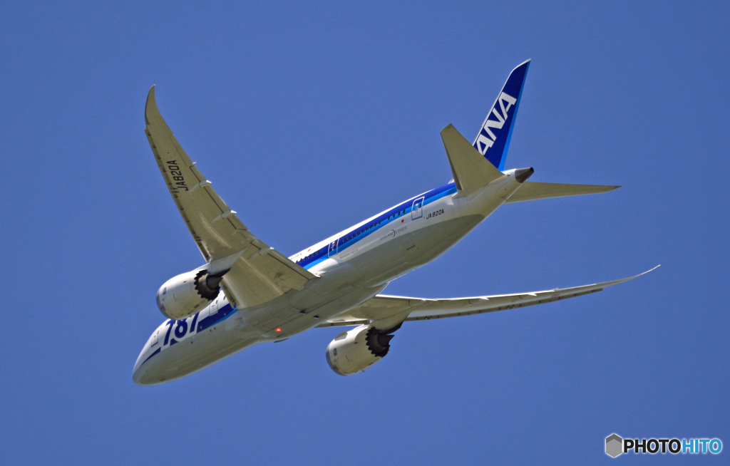 離陸 ANA 787-8 JA820A