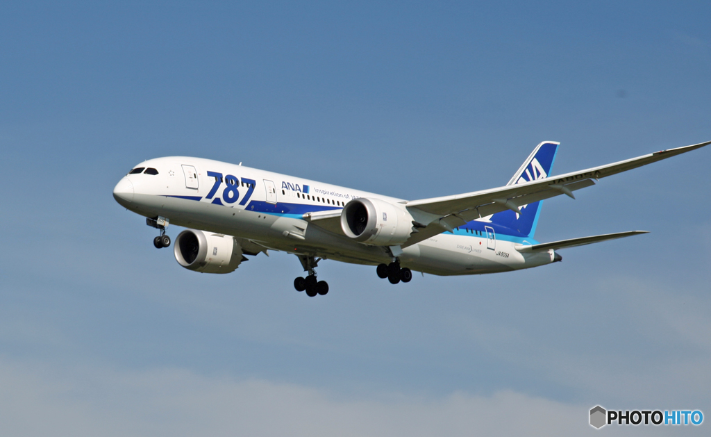 ANA 787-8 JA805A 着陸 