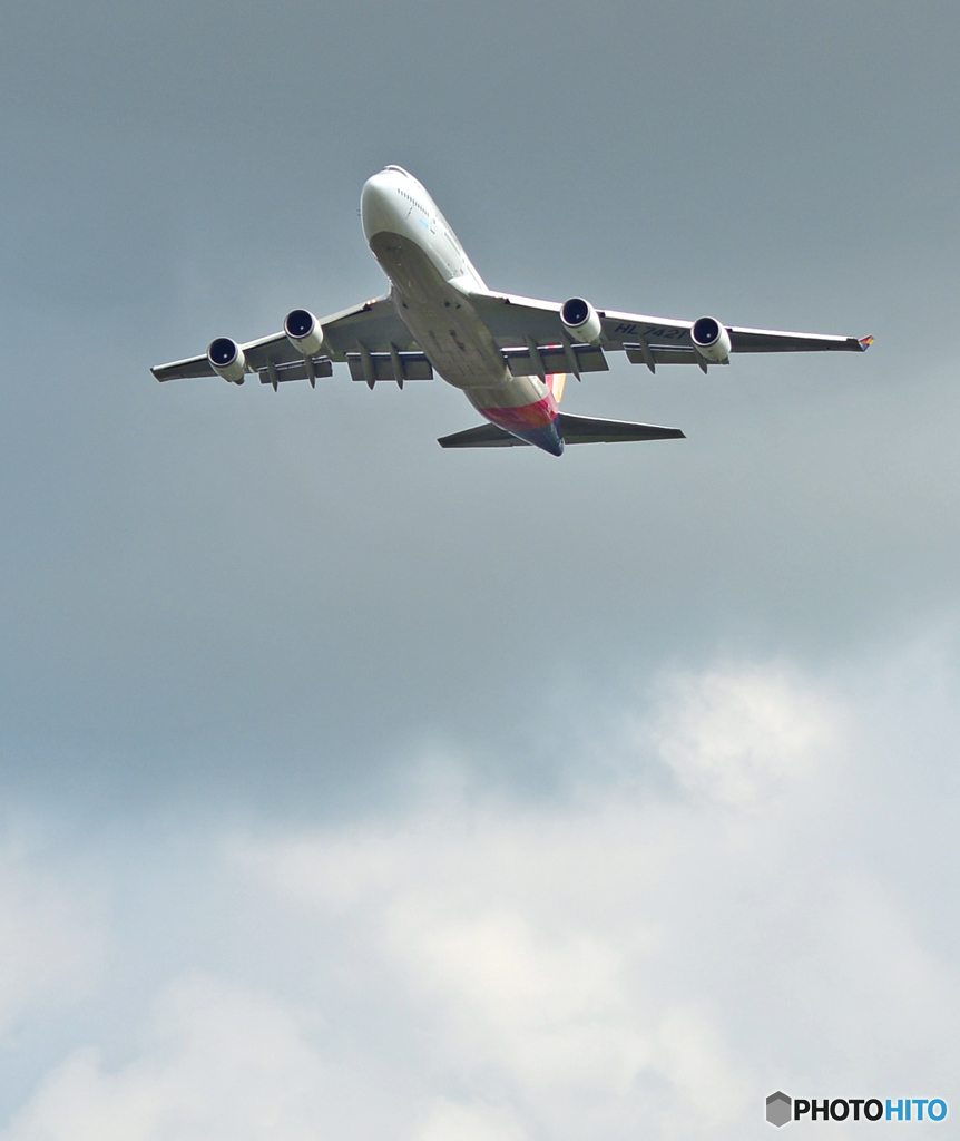 出発Ashiana 747-400 HL7421/ジャンボ保存委員会