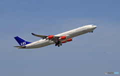 離陸 SAS A340-313 OY-KBA