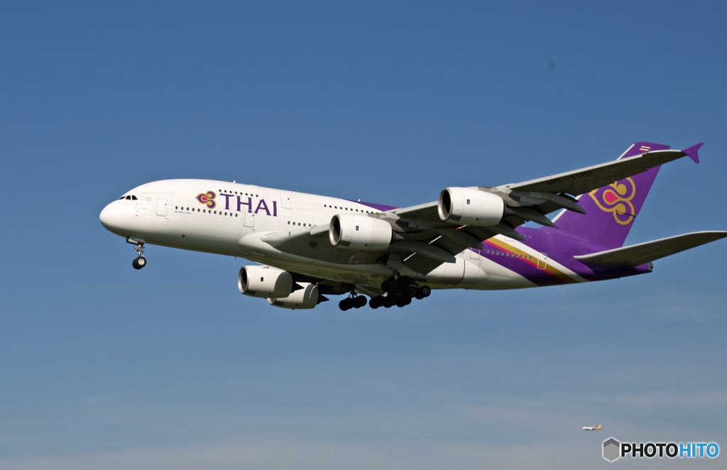 Thai A380-841 HS-TUD 着陸 