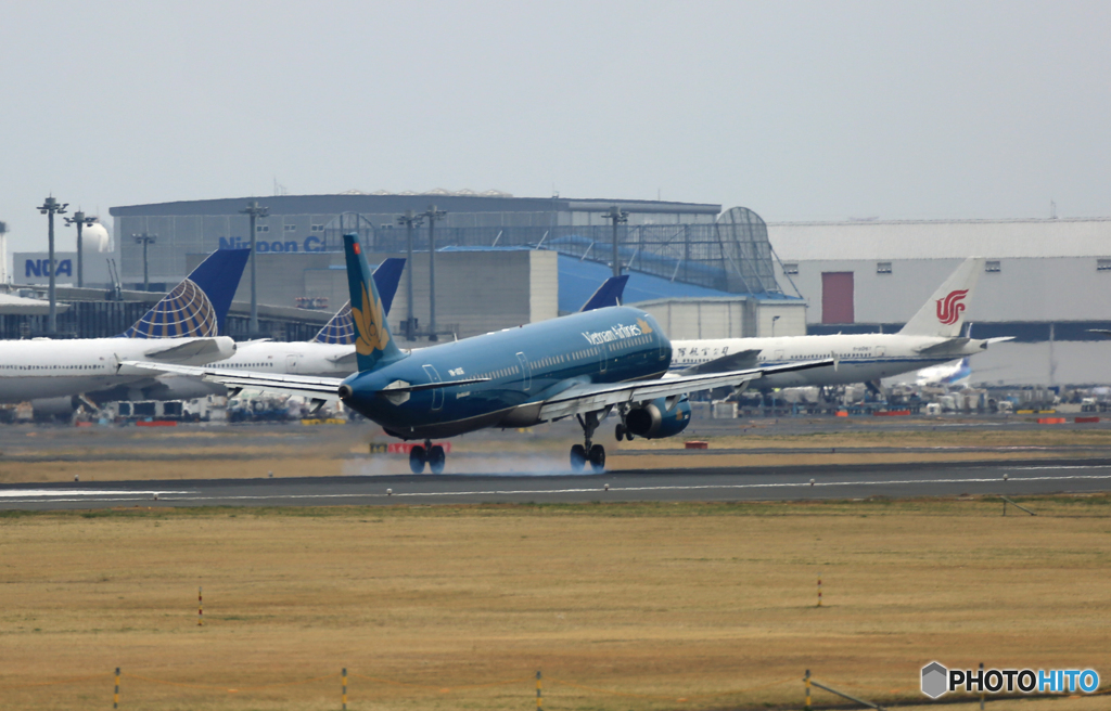 vietnam A321-231 VN-A606 着陸 