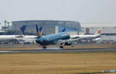 vietnam A321-231 VN-A606 着陸 
