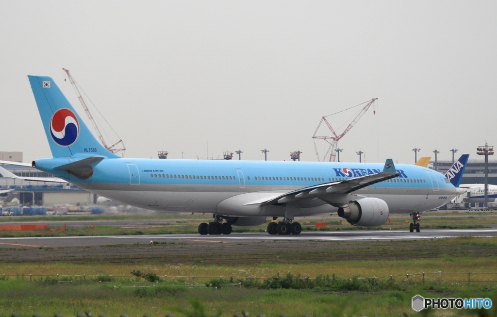 離陸　KOREAN A330-300