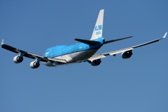 離陸（301）KLM AIR F 747-400