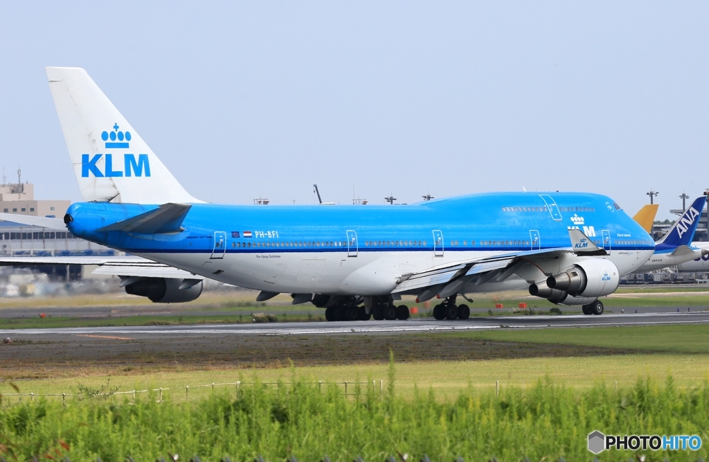 KLM 747-400  離陸　
