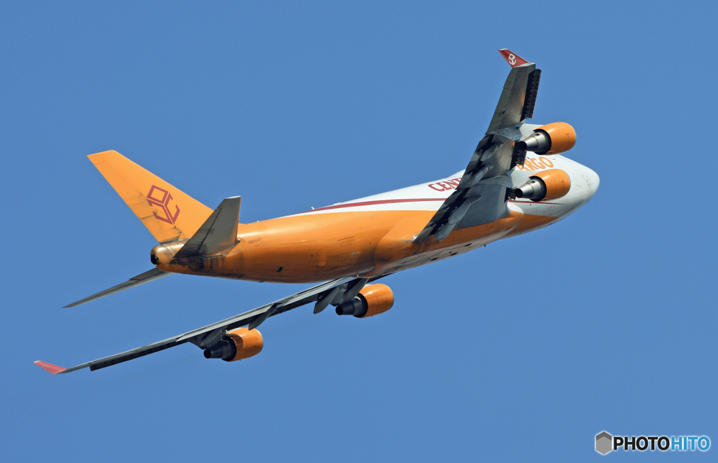 Centurion Cargo 747 N904AR 離陸 