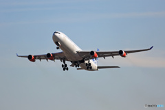 SAS A340-313 OY-KBD 飛び立ち　