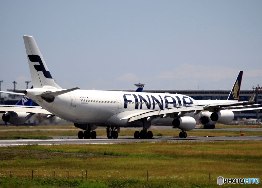 FINNAIR A340-300 離陸　
