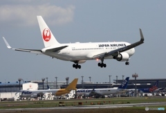 着陸 JAL 767-346ER