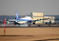 着陸 ANA 777-281