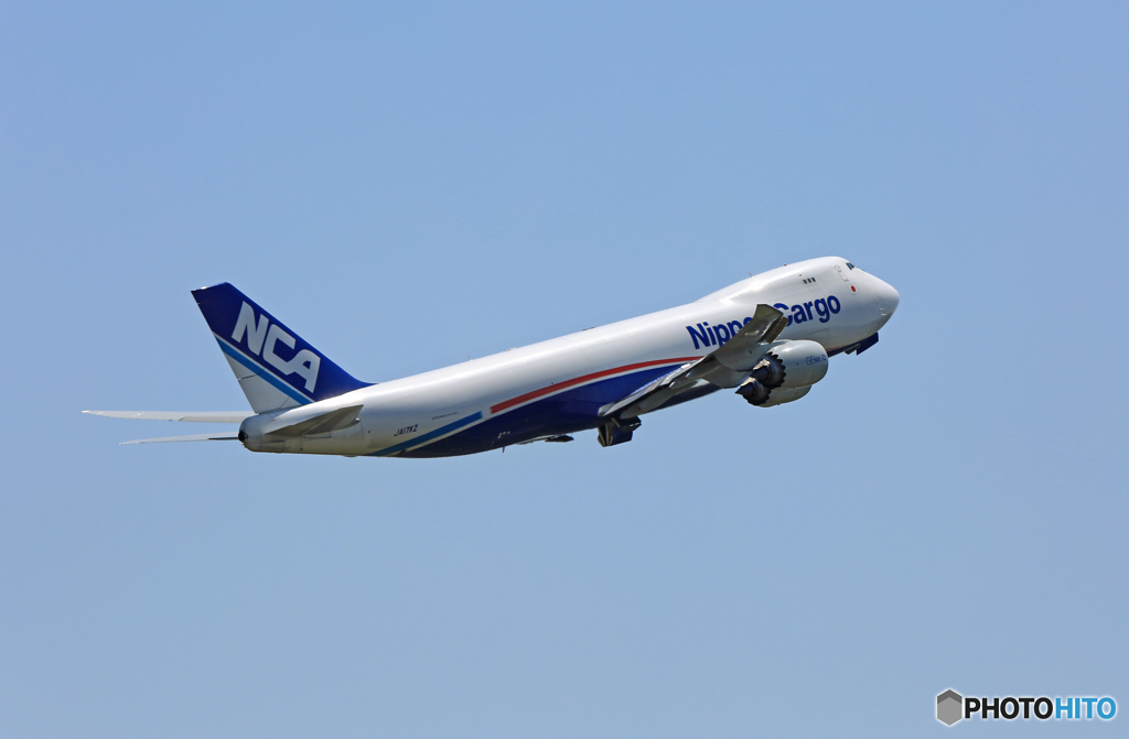 NCA 747-8KZF JA17KZ 出発　