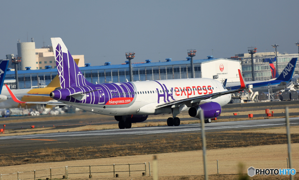 Hkexpress A320-232 B-LCJ 出発 