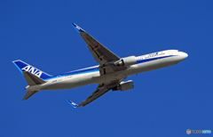 ANA 767-300 JA619A 離陸　